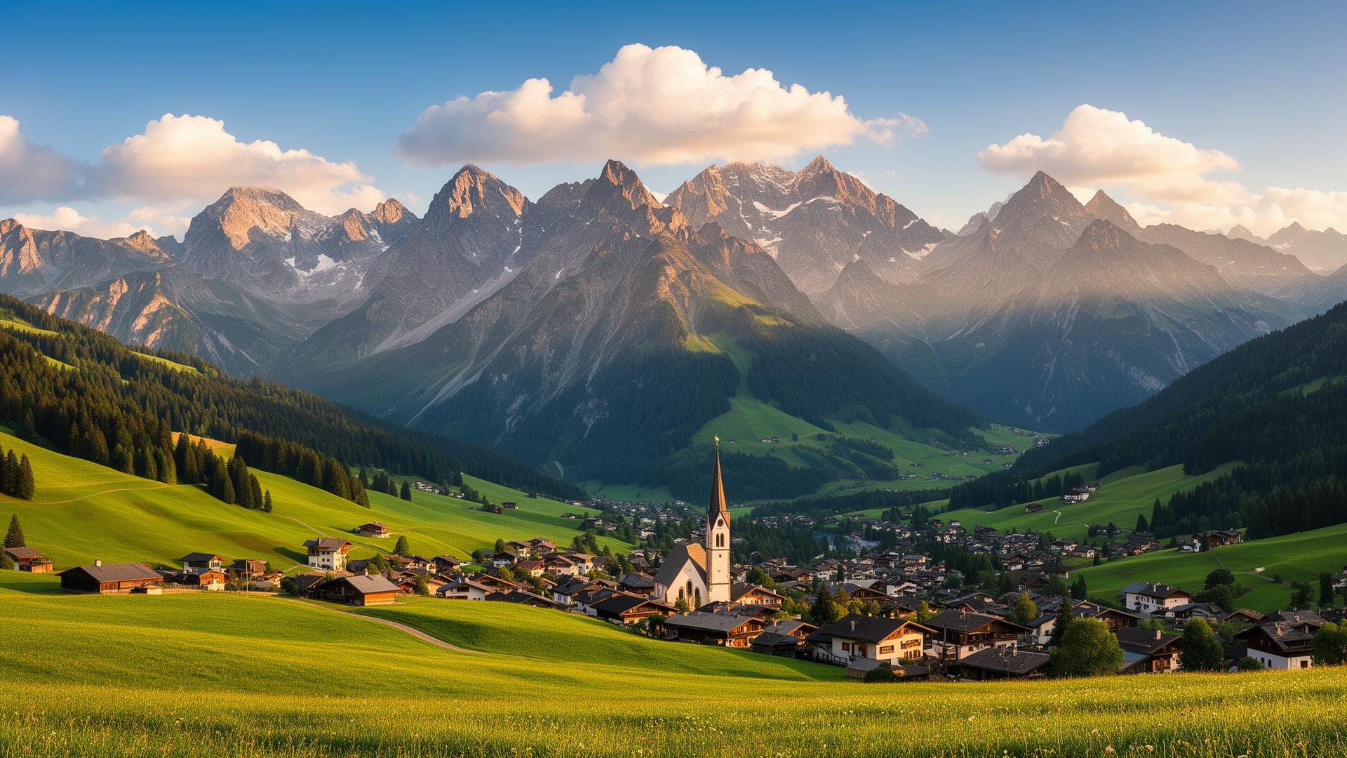Österreichische Alpenlandschaft